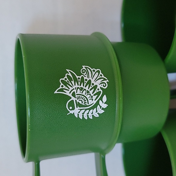 Vintage Tupperware Holiday Christmas Dove coffee mugs set of 3 - Picture 2 of 7